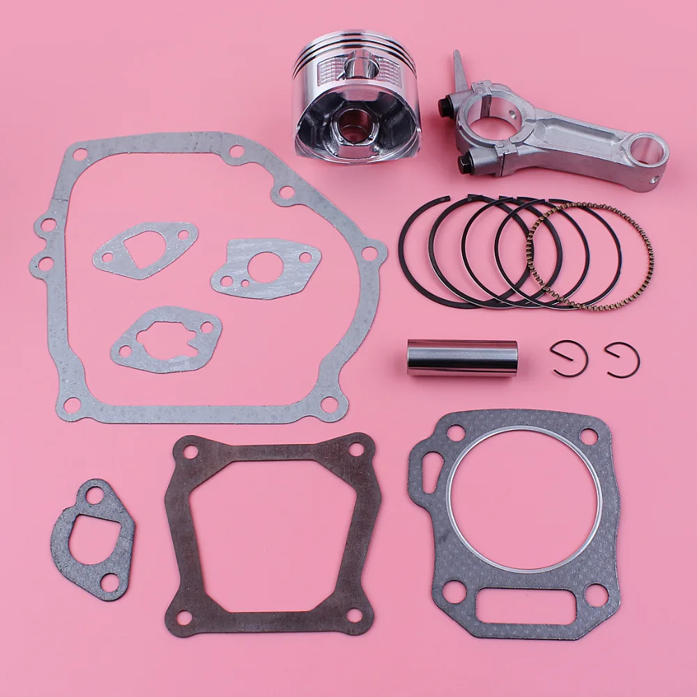 Connecting Rod 68mm Piston Ring Full Gasket Kit For Honda GX160 6.5HP GX 160 Engine Motor Lawn Mower Spare Part