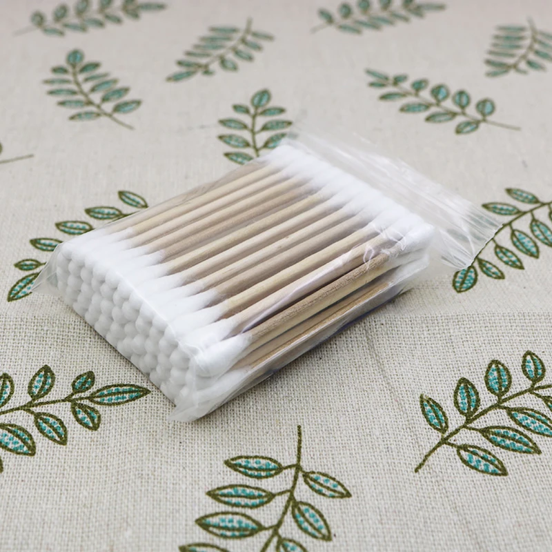 1440pcs Women Beauty Makeup 100% Cotton Swab Buds Make Up Double-head Wood