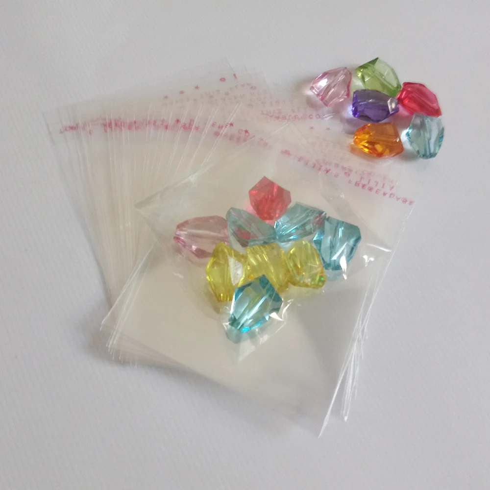 1000pcs Clear Opp Bag Self Adhesive Seal Transparent Bags For Cloth/gift/Jewelry Pouches Small Plastic Bags Display Packing Bag