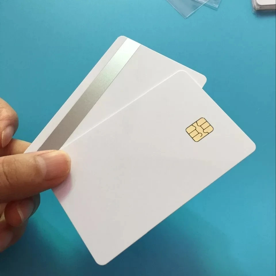 

hard plastic pvc material contact smart card with 4442 chip