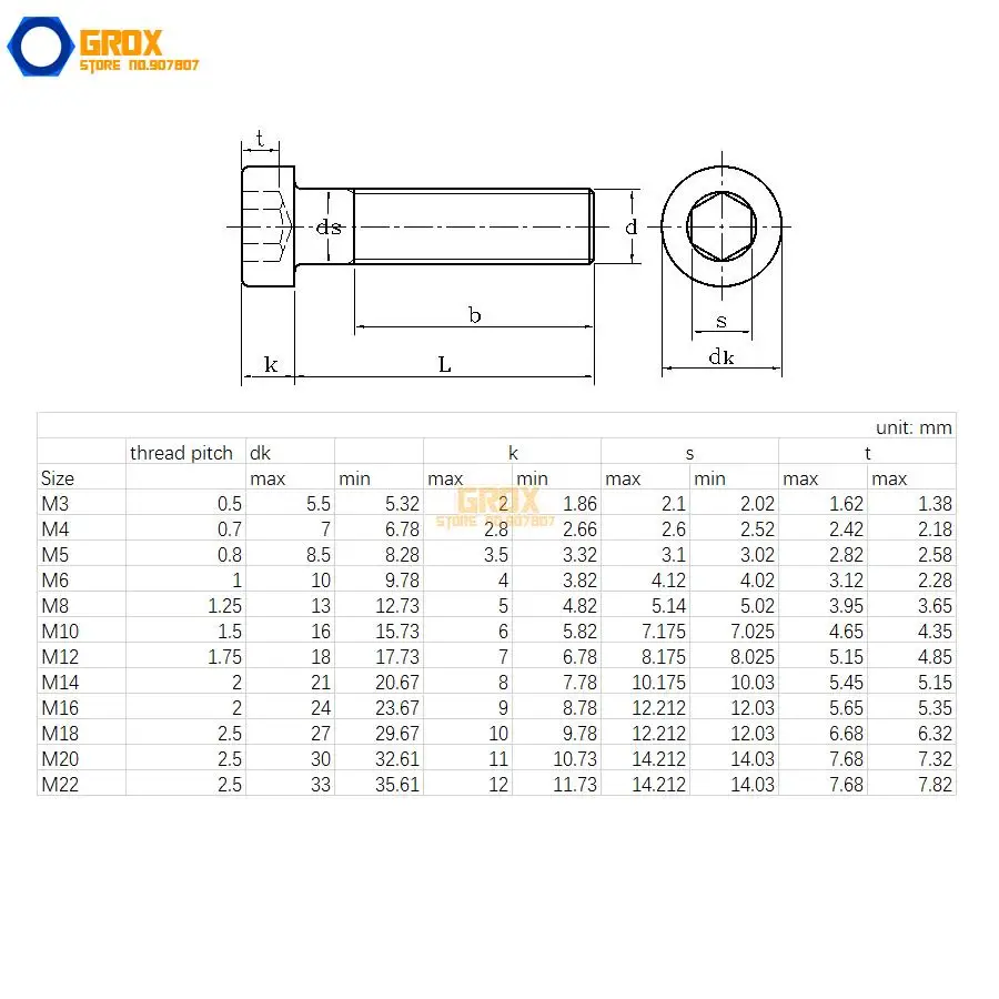 M10 Thin Cap Head Allen Bolt Screw 304 Stainless Steel DIN7984 image 2