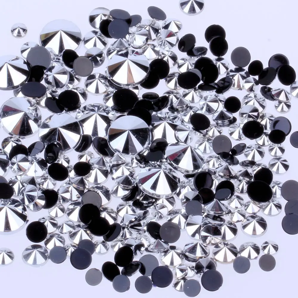 

Acrylic Rhinestones 4mm 5mm 6mm 10mm And Mixed Sizes Labrador Flatback Pointed Glue On Diamond DIY Backpack Nail Art Decorations