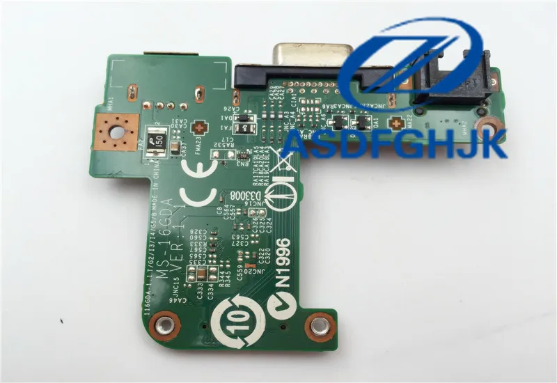 Original FOR MSI CX61 2QF MS-16GDA USB Audio Port Board 16GDA02S/001 15AK214058 100% Test ok