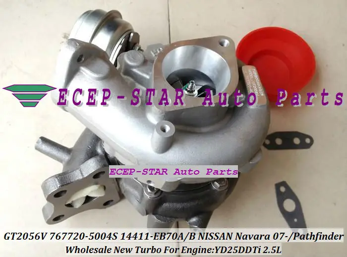 

Turbo GT2056V 767720 767720-0001 14411-EB70A 14411 EB70B 14411 EB70C 14411 EB70A For NISSAN NAVARA Pathfinder YD25DDTi YD25 2.5L