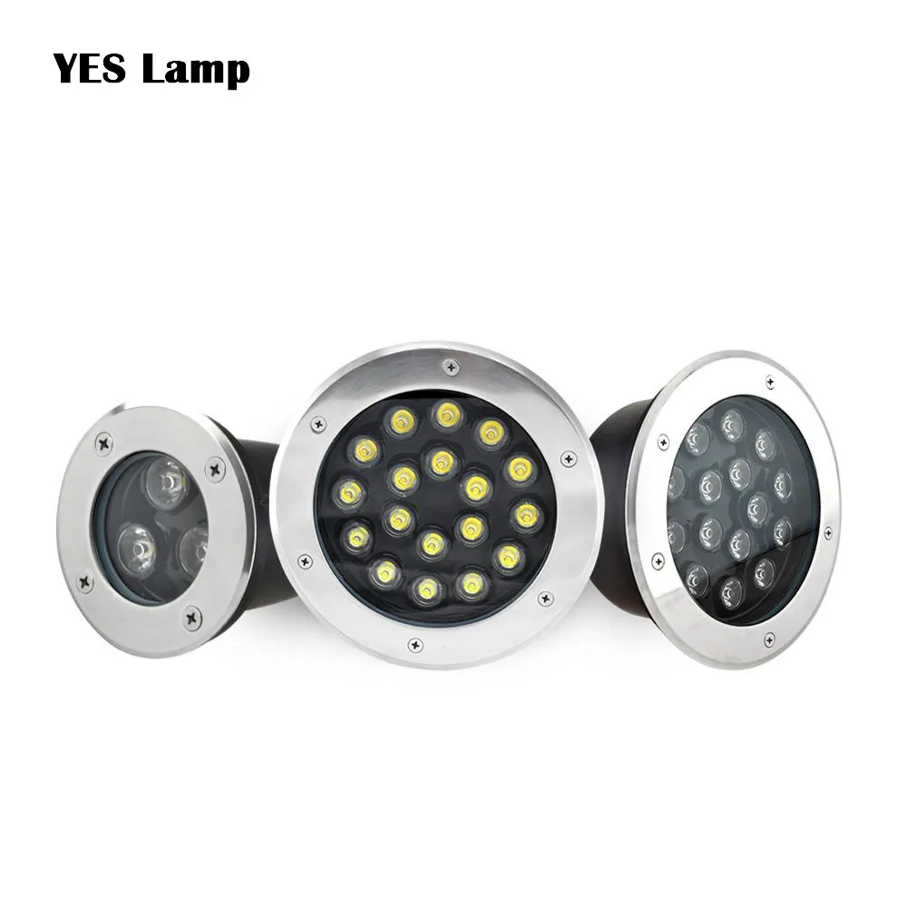 

LED Underground Light Remote Control DC12 DC24V 3W 5W 9W 12W 18W 24W 36W IP68 Yard Outdoor Waterproof Garden Terrace Lawn Lamp