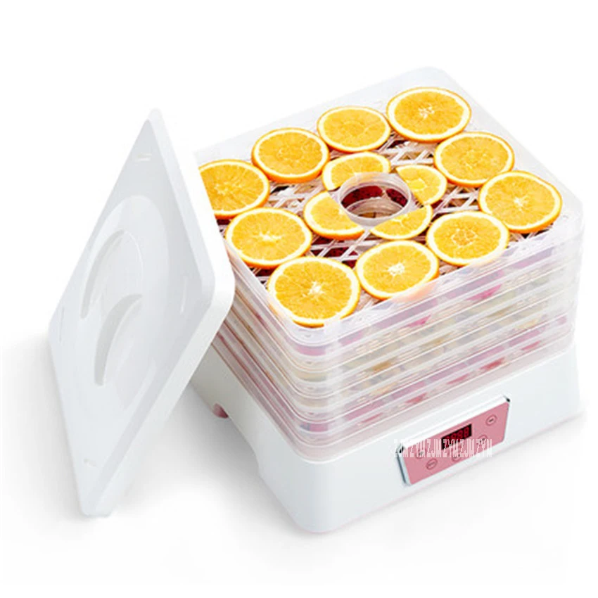 S2 220V Multifunction Food Dehydrator Transparent 5 Tray Electric Dried Fruit Machine Fruits Vegetable Food Dryer 250W power