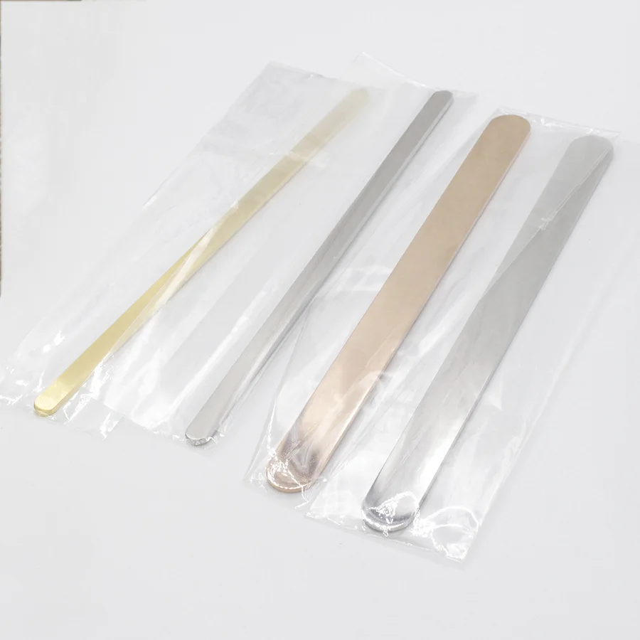 Fnixtar 50 sztuk/partia lustro polerowane prostokąt ze stali nierdzewnej urok puste tłoczenie Tag DIY C otwórz mankiet Bangle 1/2 * 6in 1/4 * 6in — zdjęcie 7