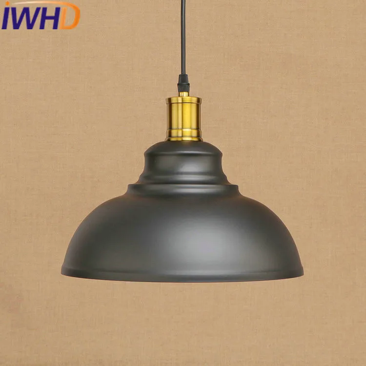 

IWHD Vintage Retro Lamp Loft Industrial Hanging Lights Bedroom Restaurant Iron Pendant Lamps Lighting Fixtures Indoor Lamparas