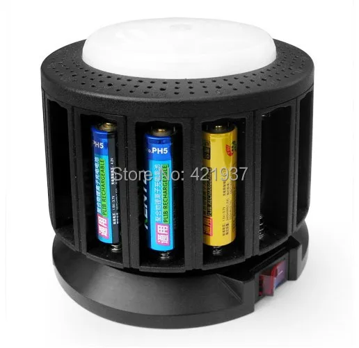 Darmowa wysyłka KENTLI 16-slot wysokiej mocy ładowarka akumulatorów litowych może ładować baterie AA / AAA baterie z funkcji oświetlenia awaryjnego