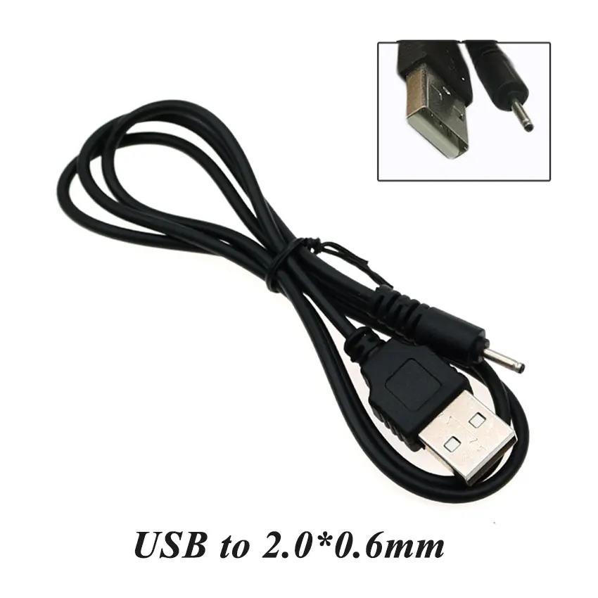 cltgxdd USB Male to 5.5*2.1 4.0*1.7 3.5*1.35 2.5*0.7 2.0*0.6 mm DC Jack Power Connector Charger Cable AC plug Transfer charging