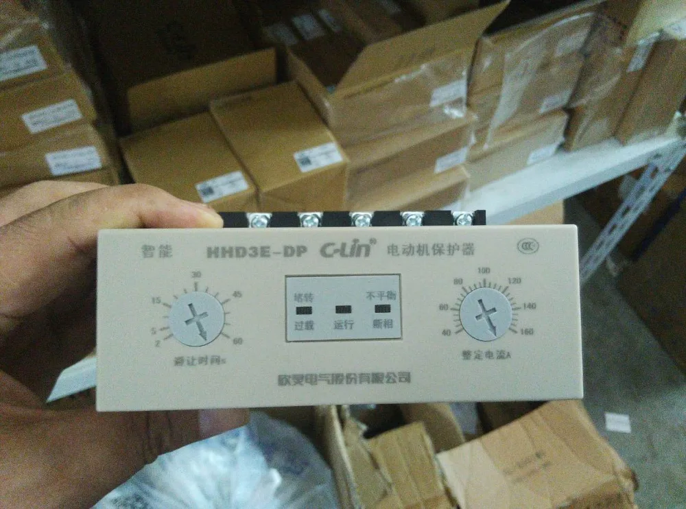 

Brand new original authentic C-Lin HHD3E-DP (40~160A) Motor three-phase unbalanced stall protector AC380V