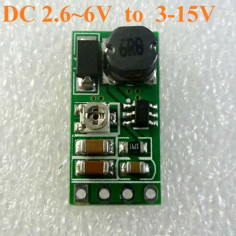 3 Pcs DC 3.3V 3.7V 5V to 6V 9V 12V Adjustable Step-Up Boost Voltage Regulator Power Supply Module