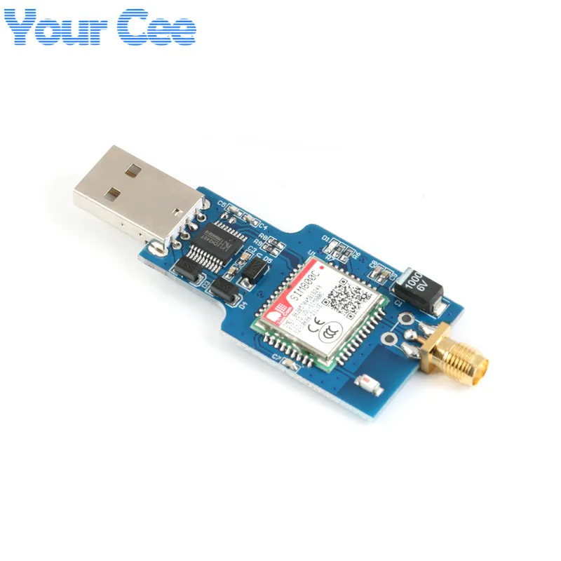 USB to GSM Quad-band GPRS SIM800 SIM800C Module for Wifi Wireless Bluetooth-compatible SMS Messaging With Antenna