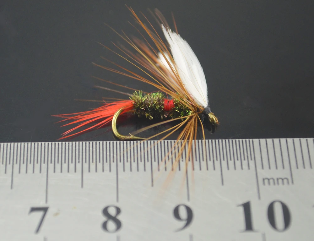 MNFT 6PCS 10# Royal Wulff Dry Flies for Trout Fishing Flies Coachman Fishing Fly Wholesale Fly Fishing Tackle