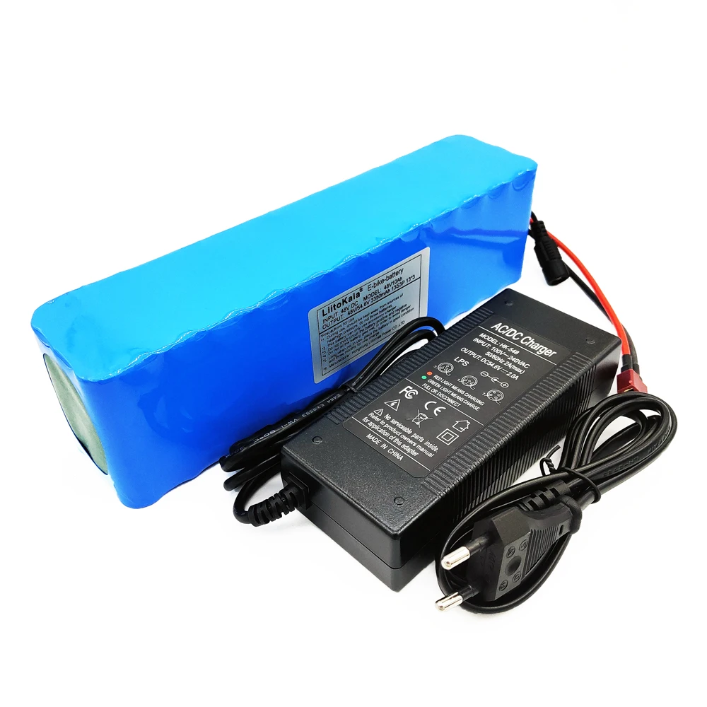 LiitoKala e-bike battery 48v 10ah li ion battery pack bike conversion kit bafang 1000w and charger