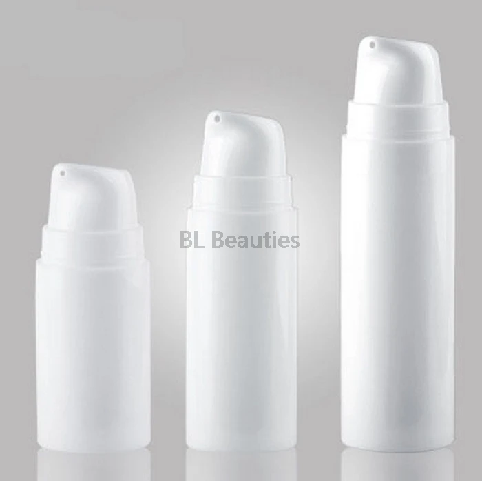 5ml 10ml 15ml White Mini Airless Pump Lotion Bottle,Sample And Test Bottle,Airless Containers With Clear Cap,Cosmetic Packaging