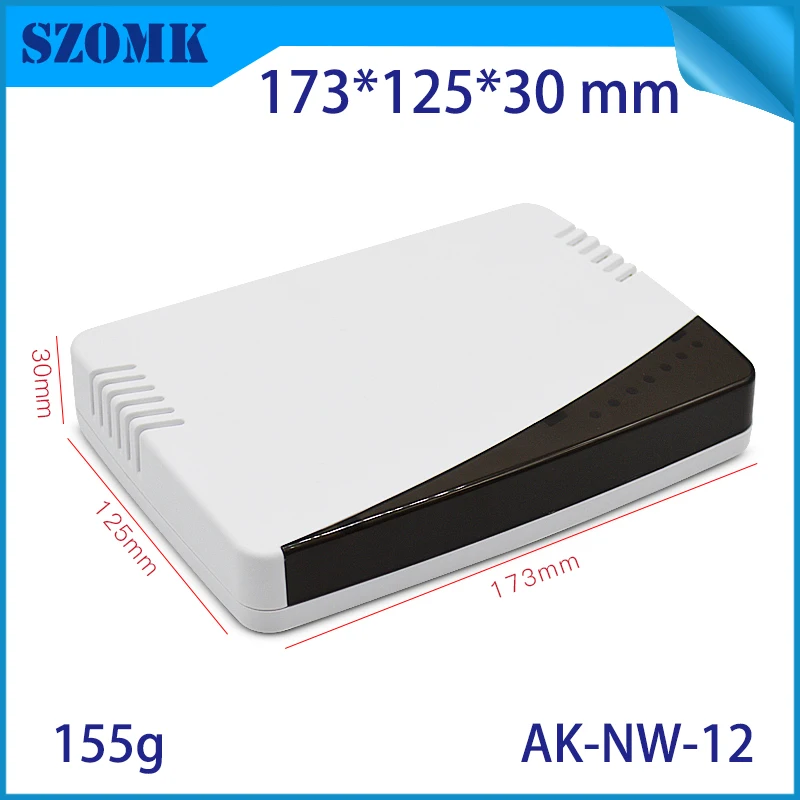 Plastic case electronic for pcb 173*125*30 MM DIY plastic network linker junction box WIFI networking abs junction box szomk