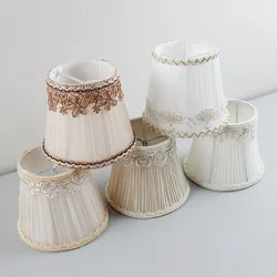 DIA 13.5cm/5.31inch High Quality Multiple Colour chandeliers lamp shades, Lace wall Lampshades for lamp, Clip on