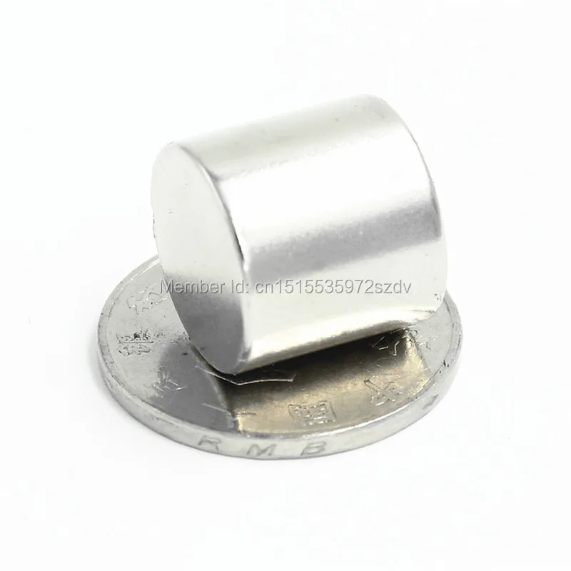 

100pcs Strong Round Dia 16mm x 10mm N35 Rare Earth Neodymium Magnet Art Craft Fridge 16x10mm