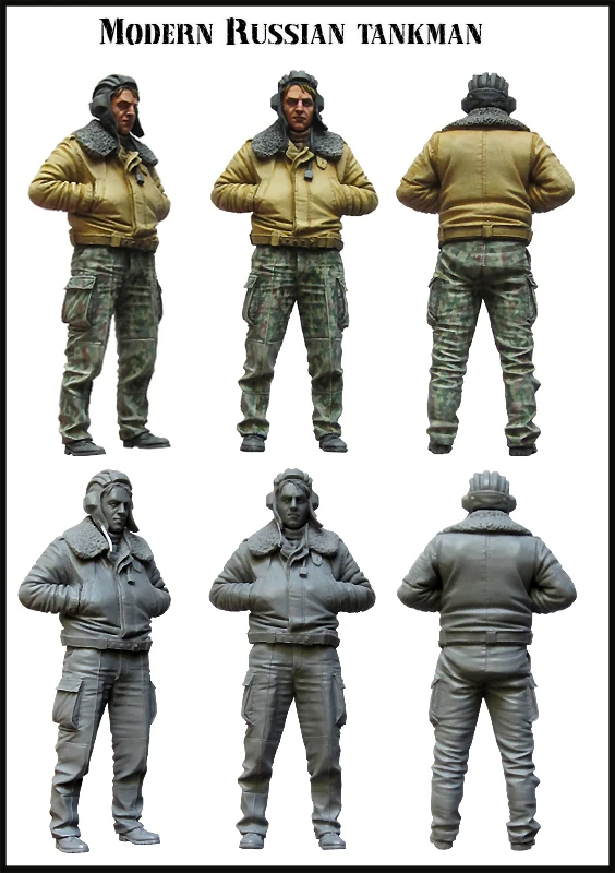 1:35 Resin kit  Soviet soldiers modern Tucker