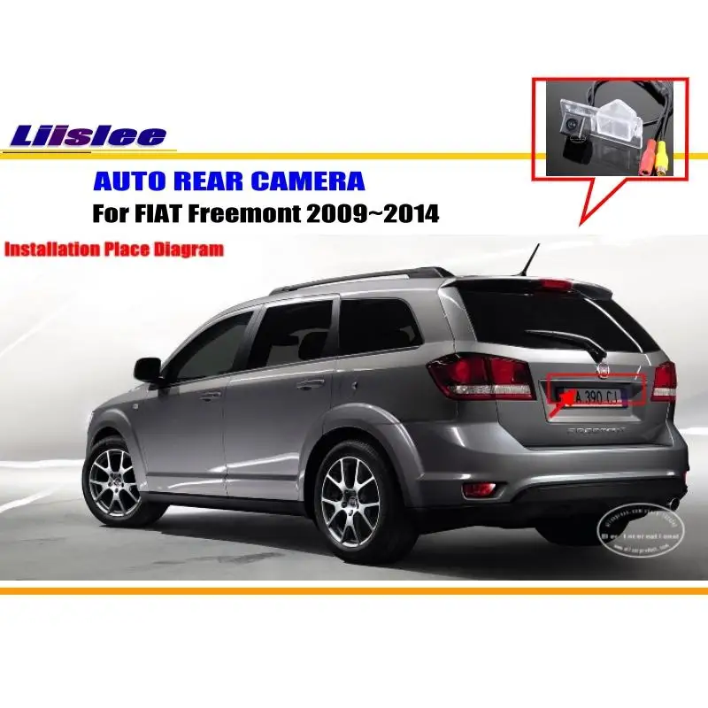 

For FIAT Freemont 2009-2014 Car Rear View Rearview Camera Reverse Backup Back Parking AUTO HD CCD CAM Accessories Kit