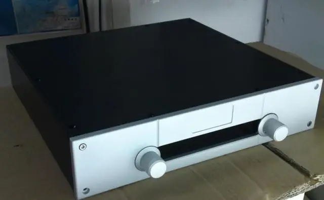 Promotional #BZ3207G new aluminum  pre-amp chassis/White panel amplifier chassis /amplifier sase