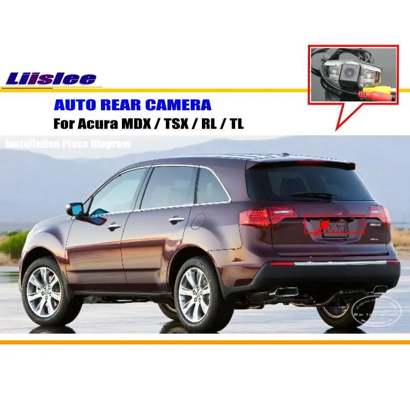 For Acura MDX/TSX/RL/TL 2004-2008 Car Rearview Rear View Camera Vehicle Parking Back AUTO HD CCD CAM Accessories Kit