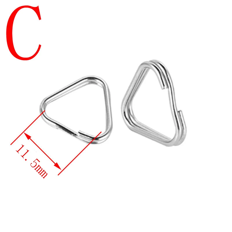 1pair Camera Rings Hook Replacement Alloy Split Ring Triangle  for Canon Nikon Camera Shoulder Strap lanyard