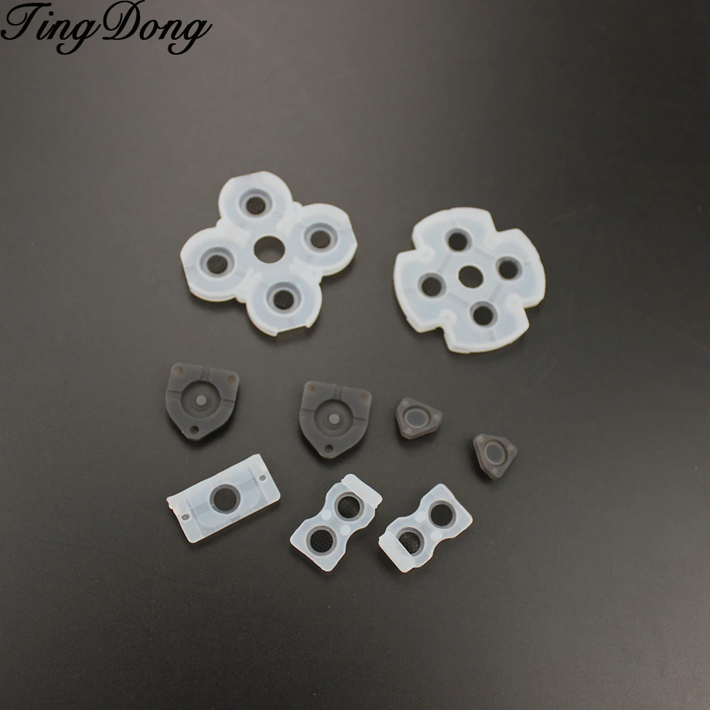 

For ps4 Controller joy con Silicone Rubber Responsive Sensitive Conductive Button Pad Kit Compatible Responsive Sensitive