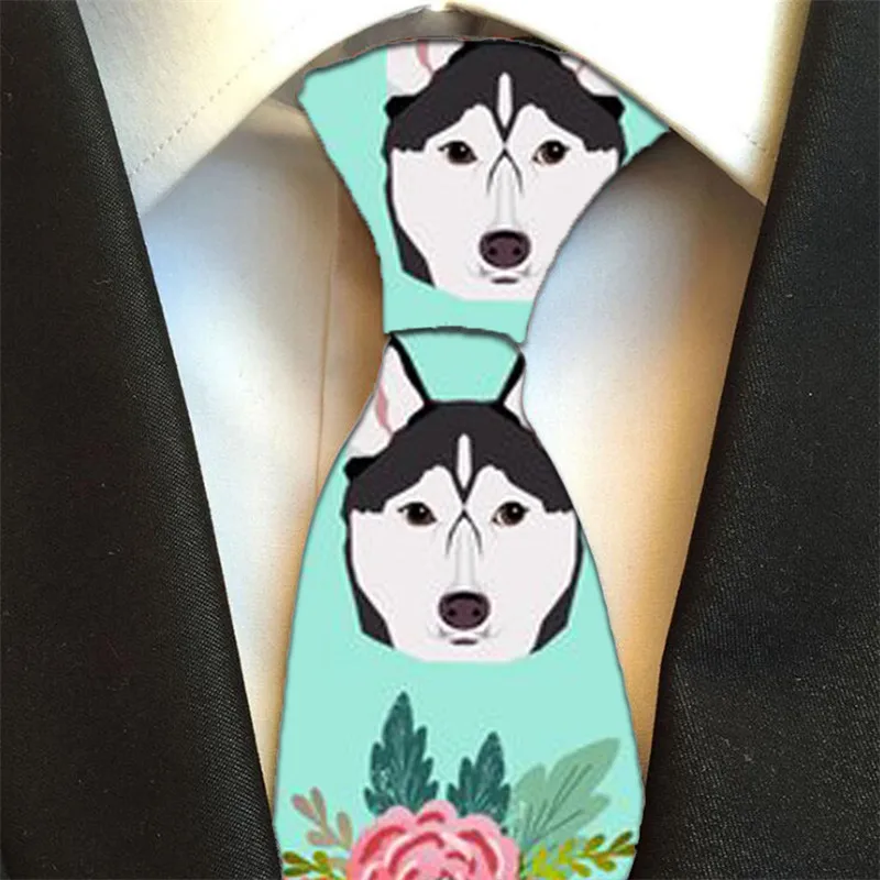 New Polyester 8cm Ties For Men Neckties Slim Ties Printed Mens Necktie Personality Cravate Party Wedding Accessories 5S-LD30