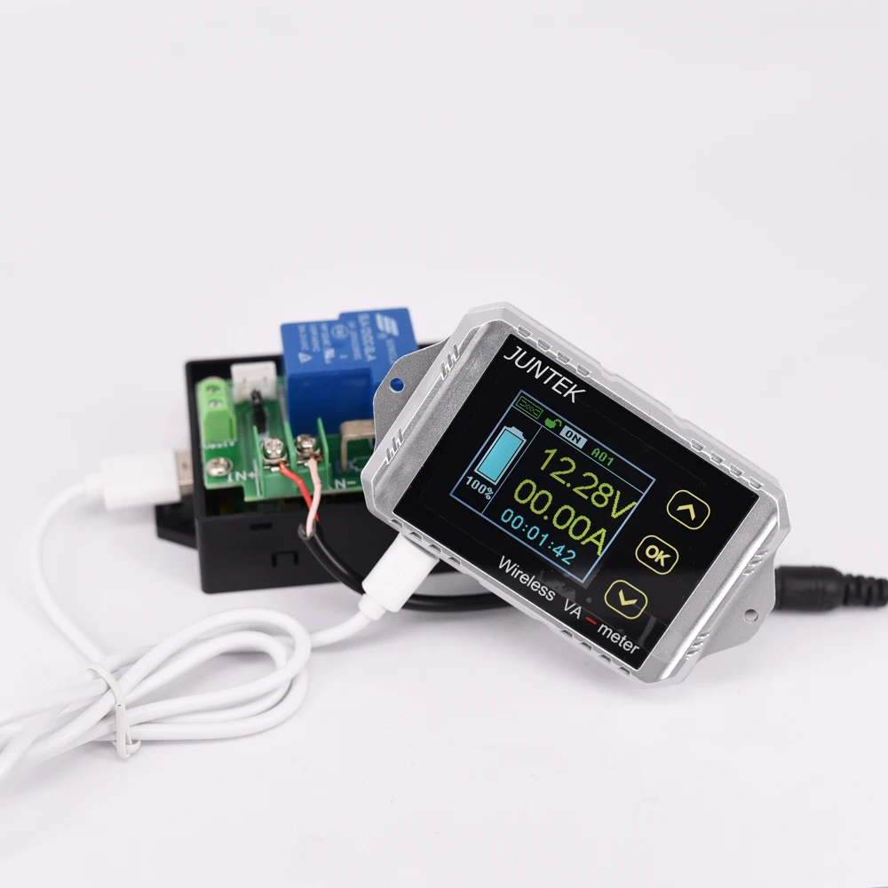 

Multifunction Tester Voltage current voltmeter Time capacity meter Bi-directional Ammeter Color screen Watt Table Coulometer