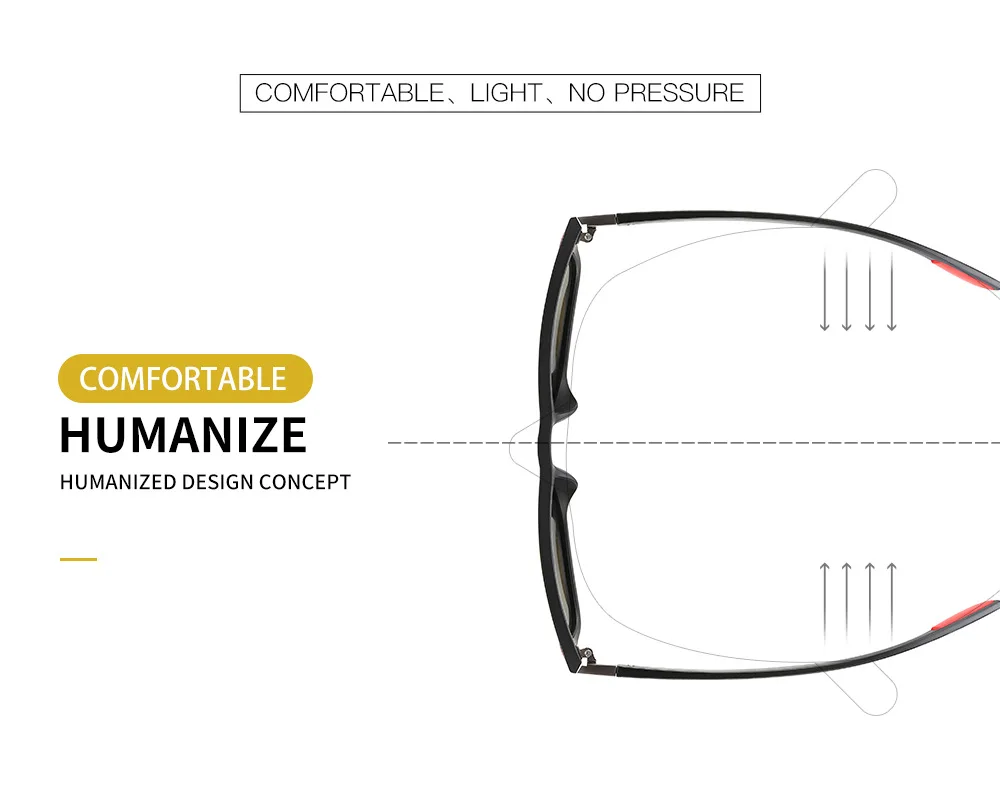 Klassische Polarisierte Marke Design Sonnenbrille Männer Frauen Fahren Angeln Quadratischen Rahmen Sonnenbrille Männliche Goggle UV400 Gafas De Sol – Detail 8