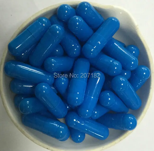 

(10,000pcs/pack) Size 0 Blue/Blue Color Capsules, Empty Gelatin Capsules 0#---Joined and Separated Available