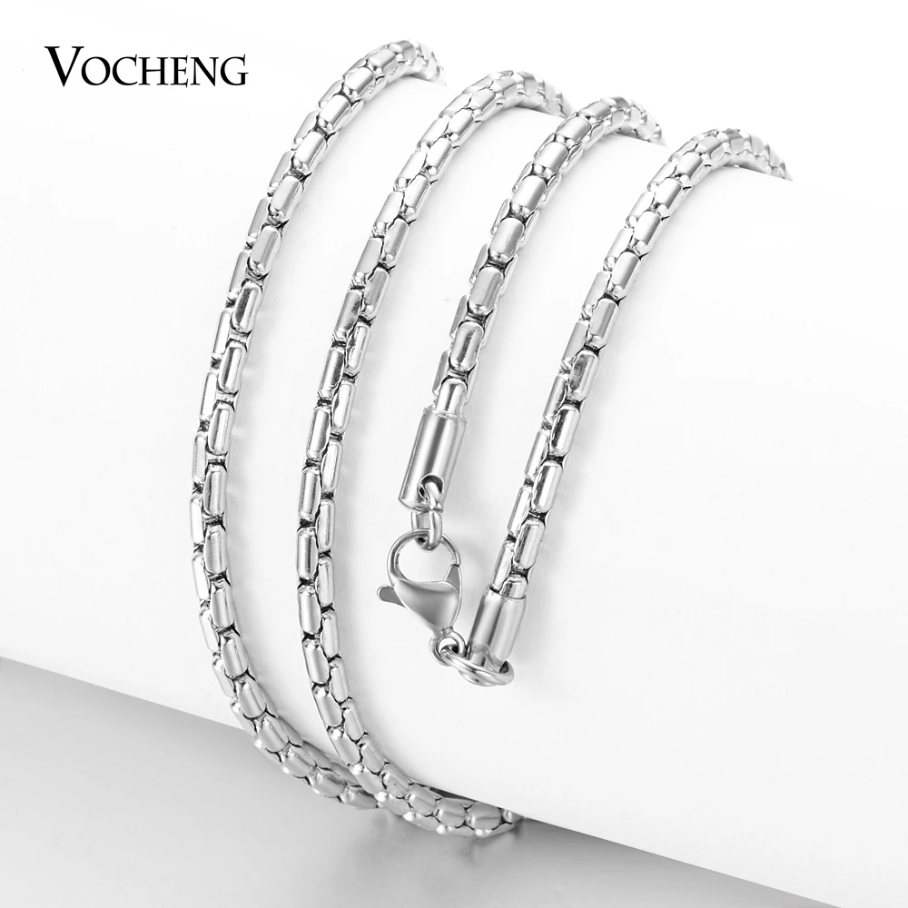 10pcs/lot 316 Stainless Steel Chain Necklace and Bracelet Jewelry Accessories Multi Sizes with Lobster Claw Clasps S-011*10