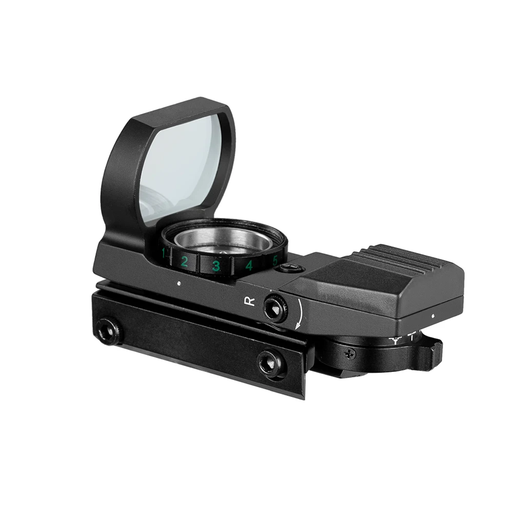 Hot 20mm Rail Riflescope Hunting Optics Holographic Red Dot Sight Reflex 4 Reticle Tactical Scope Collimator Sight