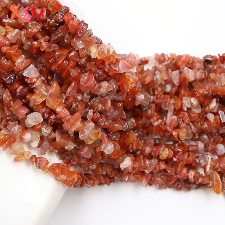 xinshangmie 7 Color Irregular Gravel  5-8mm Chips Stone Natural Crushed Stone Beads For Jewelry Making DIY Bracelet Necklace