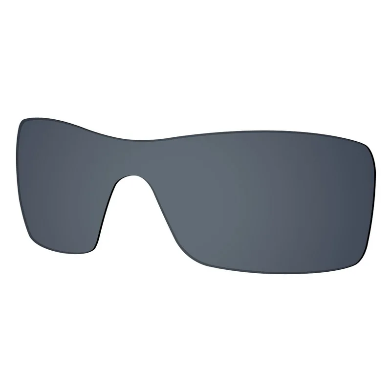 SmartVLT Replacement Lenses Polarized for Oakley Batwolf Sunglasses  - Black Shield