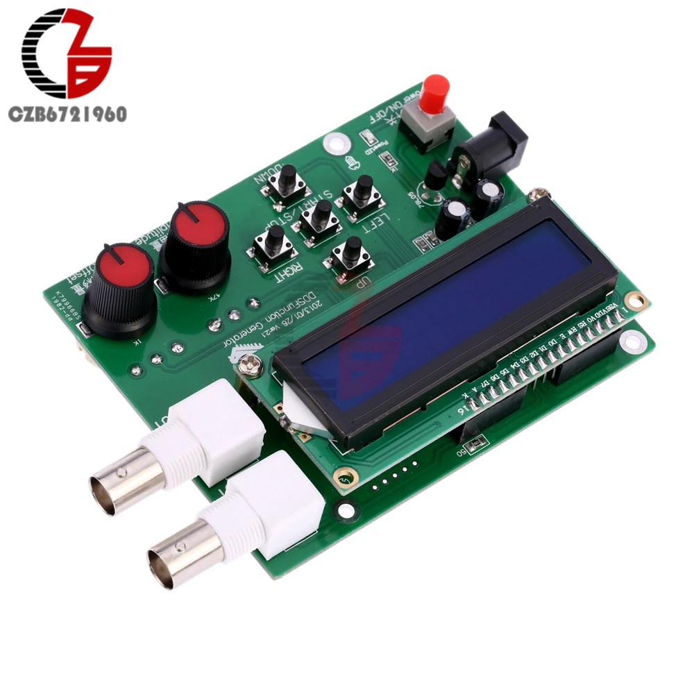 DDS Function Signal Generator Frequency Generator Module ECG Square Sawtooth Triangle Sine Wave Function Generator Meter