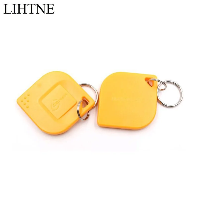 2PCS 125KHz TK4100 RFID Proximity ID Key Fobs ID Token Tag Card Tag For Door Access Control