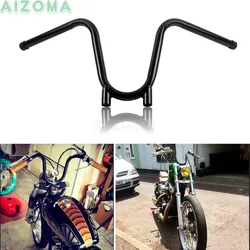 Blakc Motorcycle 7.8 inch & 22mm Bootlegger Handlebars For Harley Sportster Chopper Bobber Dyna 7.8'' Custom Retro Handlebar