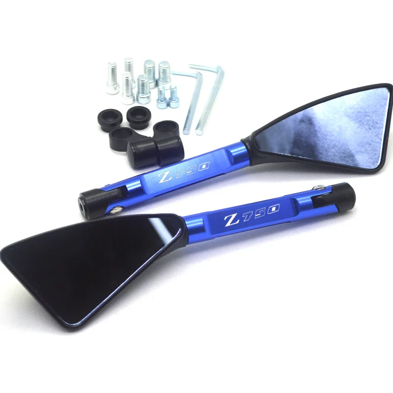 Universal Motorcycle mirror CNC side Rearview For kawasaki Z750 Z750R Z750S