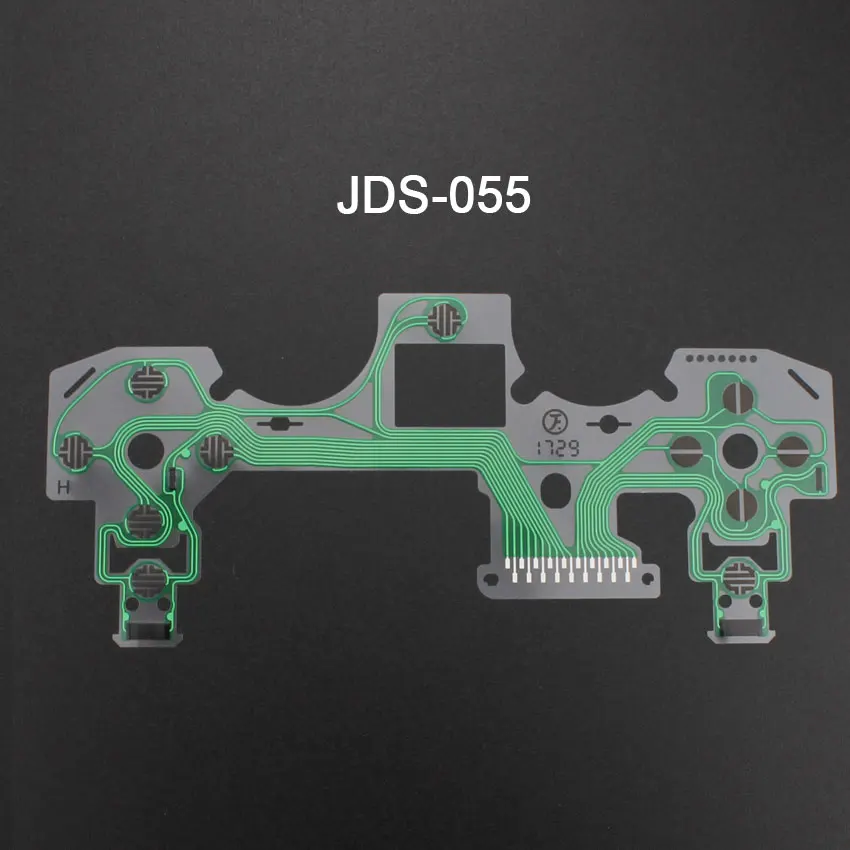 YuXi-teclado de película conductora para Sony DualShock 4, cinta de circuito PCB para controlador Delgado PS4 Pro, JDS 001, 010, 011, 030, 040, 055