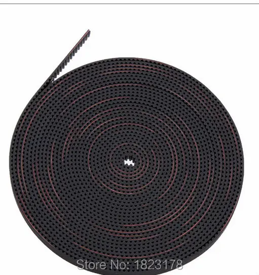 High Quality 10meters GT2 3MM timing belt width 3mm Rubber 2GT-3mm small backlash GT2 Open Belt  For 3D print