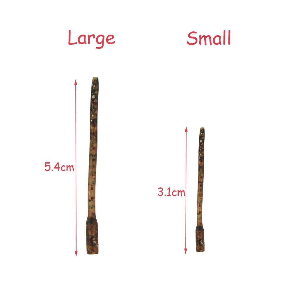 JSM 30 pcs/lot Terminal camo Carp Fishing Tackle Anti Tangle Sleeves Connector for fishing Hook Accessories