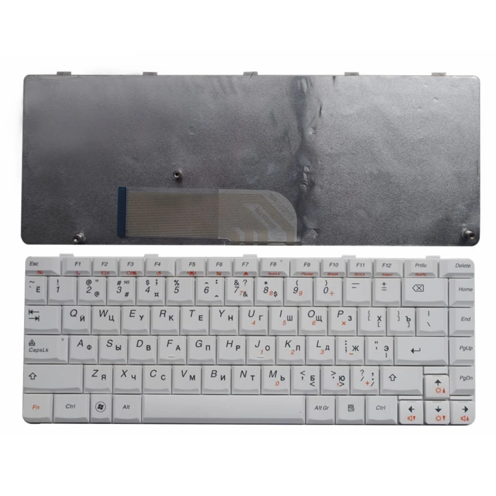 

RU White New FOR LENOVO Ideapad Y650A Y650 Laptop Keyboard Russian