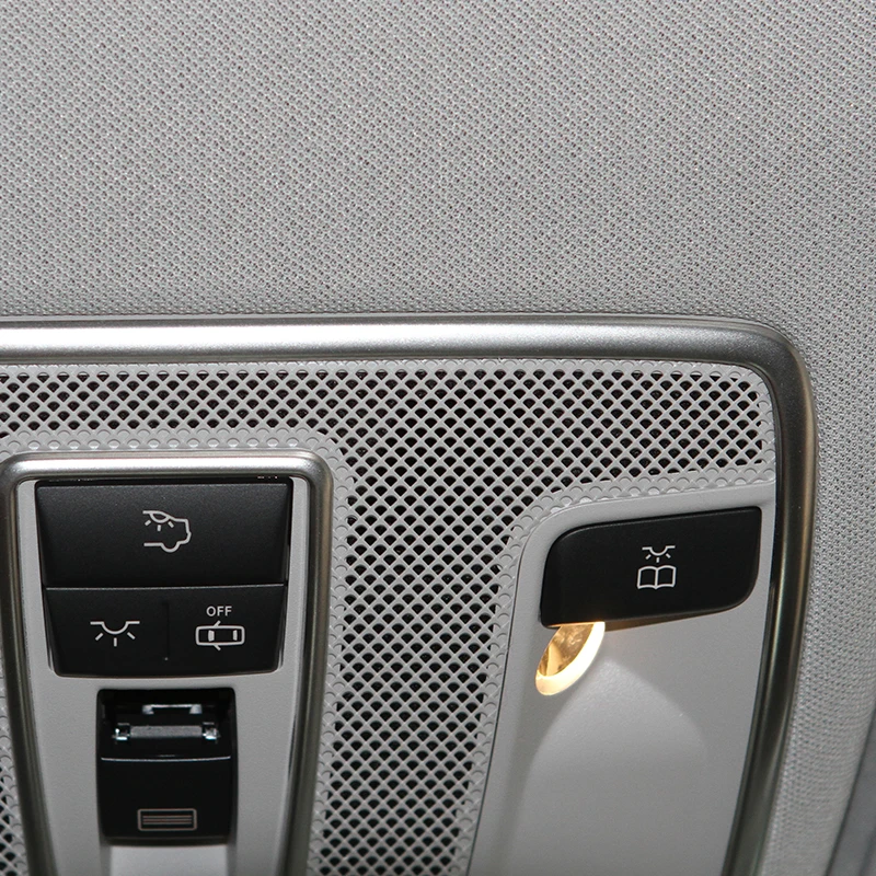 Car Styling Reading lamp frame decorative covers dome light trim sticker for Mercedes Benz GLA CLA A class C117 X156 Accessories