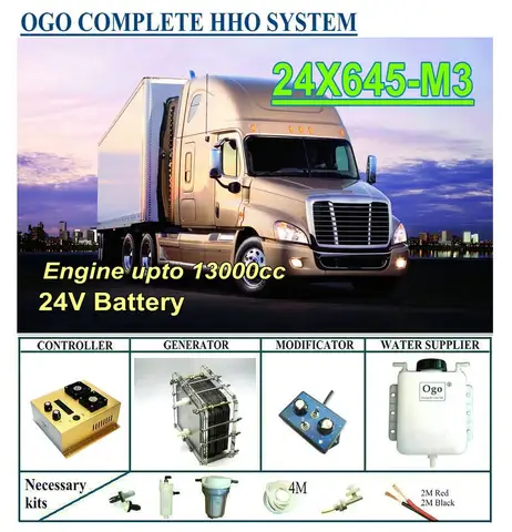 OGO 완전한 HHO 시스템 X645-M3 지능형 PWM 컨트롤러 CE & FCC MAF/MAP 향상제 최대 13000CC