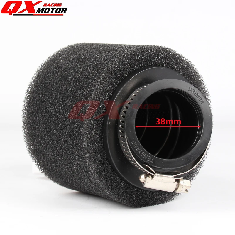 High Qualtiy 38mm Dual stage foam air filter for pz22/pz26/pz27 carburetor 125/140/150/200cc dirt bike motorcycle ATV Quad use