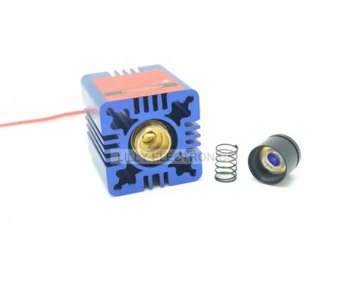 High Power 660nm 100 mw Focusable Verstelbare Rode Laser Dot Module met Heatsink 3 ~ 5 V