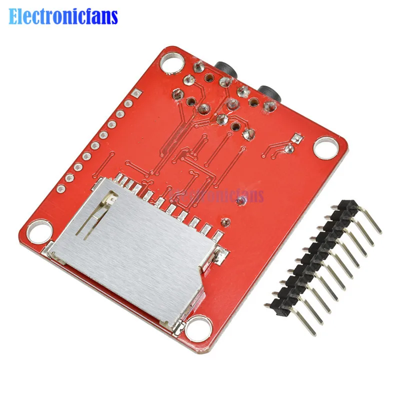 VS1053 VS1053B MP3 moduł z gniazdo kart SD VS1053B Ogg nagrywanie w czasie rzeczywistym 12.288 Mhz kryształ 16-Bit PCM dla Arduino